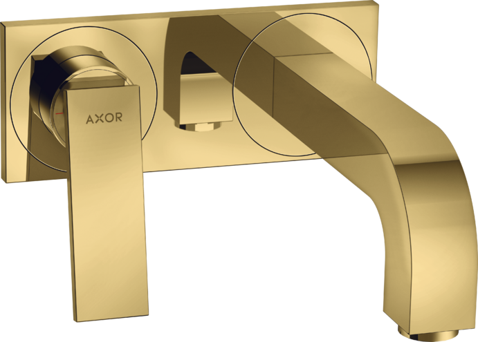 AXOR смеситель для раковины, настенный, Citterio, золото арт. 39119990