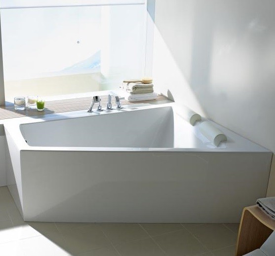 Duravit акриловая ванна 1700 х 1300 c наклоном для спины справа, paiova, 700267000000000 цвет: белый
