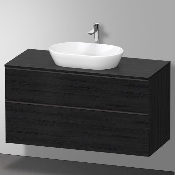 Duravit тумба подвесная под раковину 1200 мм х 550 мм и консолью, d-neo, de496901616 цвет: чёрный дуб