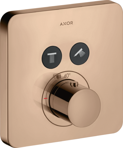 AXOR термостат для душа, ShowerSelect, красное золото арт. 36707300