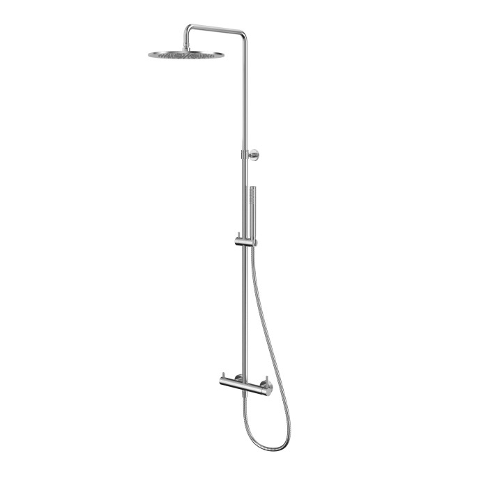 Душевая система наружного монтажа, Whitecross Y brushed nickel, брашированный никель арт. Y1244NIB