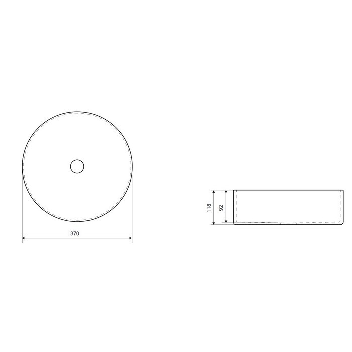 Раковина, накладная, Excellent Ovia, арт. CEAC.2501.WH