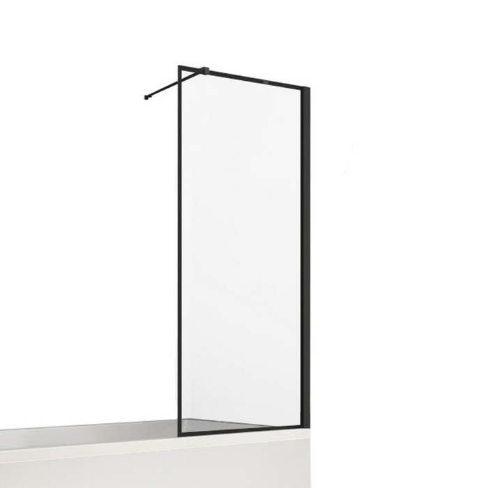 Шторка для ванны 100x140, New trendy New soleo black, черный арт. P-0097-WP
