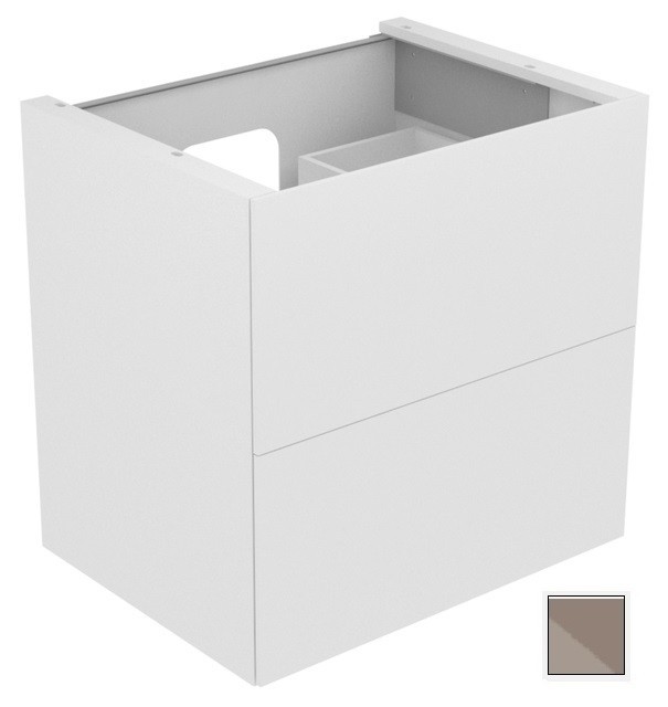 Keuco тумба подвесная под раковину с двумя выдвижными фронтами, edition 11, трюфель арт. 31342 140000