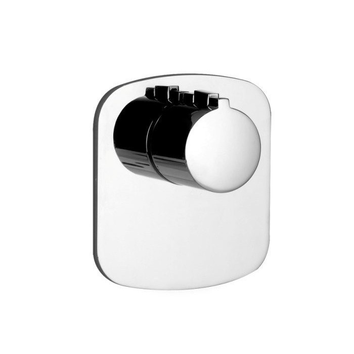 Gessi Встраиваемый термостат для душа, с 1 выходом, Tondo, 43256#031 цвет: хром