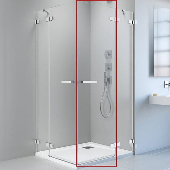 Radaway душевая дверь kdj ii/kdd ii 50 профиль хром стекло прозрачное, Arta - 386420-03-01R