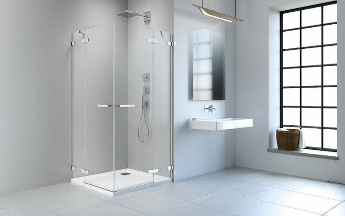 Radaway душевая дверь kdj ii/kdd ii 50 профиль хром стекло прозрачное, Arta - 386420-03-01R