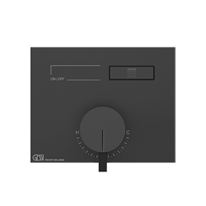 Gessi Смеситель для душа, с включением 1 источника, Hi Fi, 63061#707 цвет: black metal brushed pvd