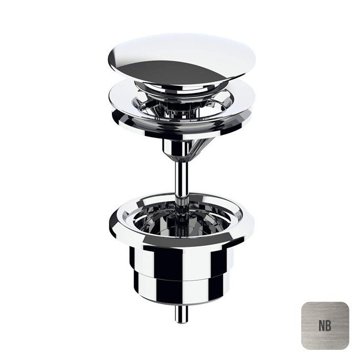 Донный клапан 1"1/4 для раковины, Almar, E094000.NB цвет: никель брашированный