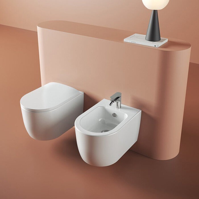 ArtCeram биде (подвесное), mnb001 01 00 monet цвет: белый глянцевый