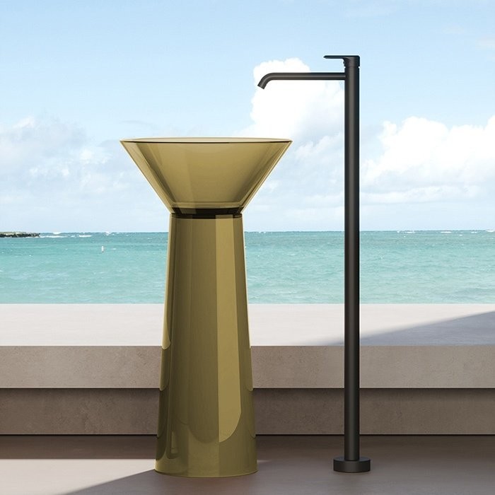 Раковина напольная d48хh90 см, DEA DESIGN Pedestal Basin, зеленый арт. DD2022 480 R6