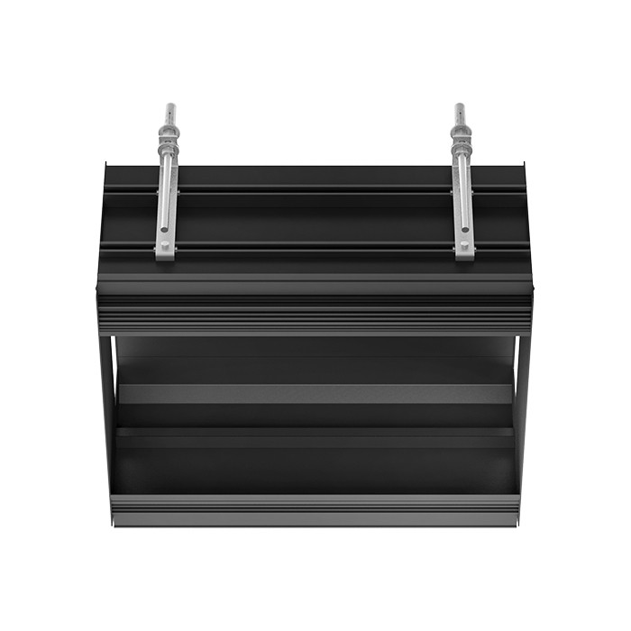 Gessi Профиль линейный 460 мм, без подготовки под модули, Binario, 61013#299 цвет: black xl