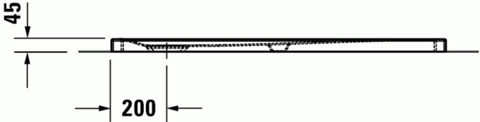 Duravit сверхплоский душевой поддон 1200 мм х 800 мм, tempano, 720197000000000 цвет: белый