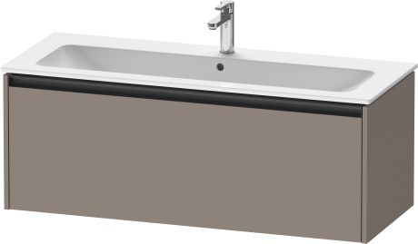 Duravit тумба подвесная под раковину 480 мм х 1210 мм х 440 мм, ketho.2, k25065043430000 цвет: базальт матовый