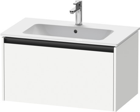 Duravit тумба подвесная под раковину 480 мм х 810 мм х 440 мм, ketho.2, k25063018180000 цвет: gres pietra grey opaco