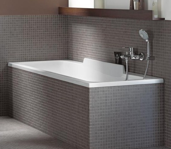 Duravit акриловая ванна 1700 х 700 акрил, c наклоном для спины слева, durastyle, 700294000000000 цвет: белый