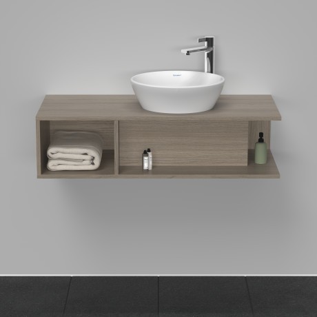 Duravit тумба подвесная под раковину справа 1000 мм х 480 мм, d-neo, de493903535 цвет: дуб терра