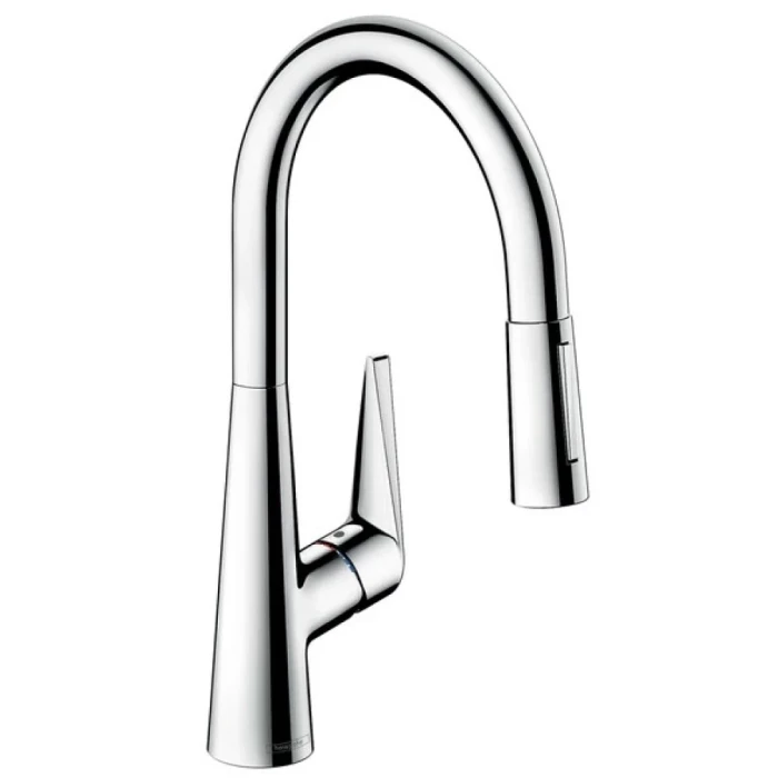Hansgrohe смеситель для кухни с выдвижным душем, Talis M51, хром арт. 72813000