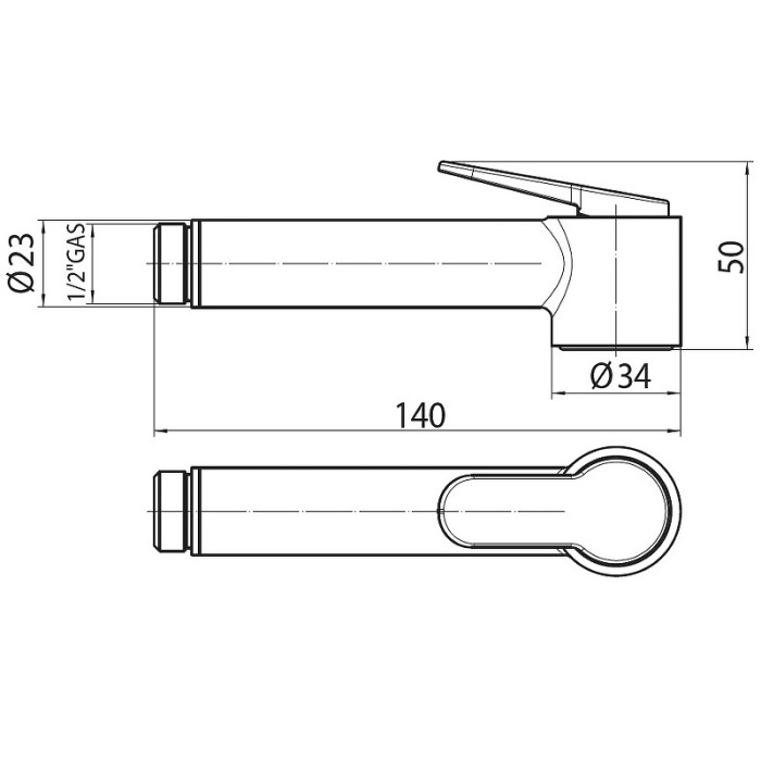 Bossini комплект гигиенический с прогрессивным смесителем с лейкой и шлангом, paloma brass, золото арт. e37005b.043