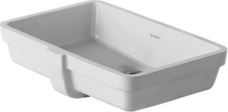 Duravit раковина встраиваемая снизу 52х35 см, vero, 0330480000 цвет: белый