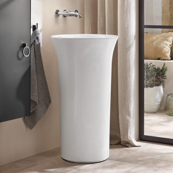 Duravit отдельно стоящая раковина d500 мм, white tulip, 2703500070 цвет: белый