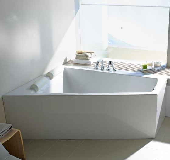 Duravit акриловая ванна 1700 х 1300 c наклоном для спины слева, paiova, 700266000000000 цвет: белый