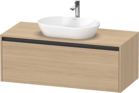 Duravit тумба подвесная под раковину 550 мм х 1200 мм х 459 мм, ketho.2, k24887030300000 цвет: натуральный дуб