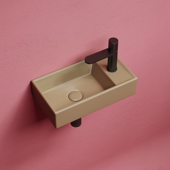 Ceramicanova раковина подвесная element, cn6051lmc цвет: коричневый