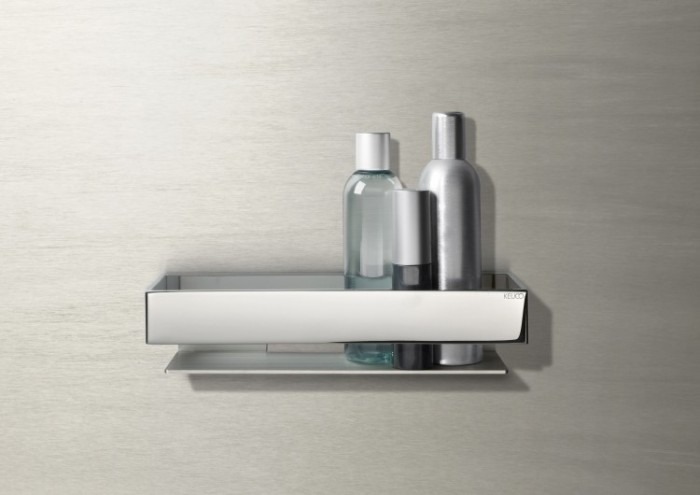 Keuco полка (корзинка) подвесная для ванной комнаты шлифованный, edition 11, шлифованный чёрный хром арт. 11158 130000