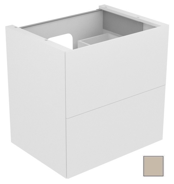 Keuco тумба подвесная под раковину с двумя выдвижными фронтами, edition 11, кашемир арт. 31342 280000