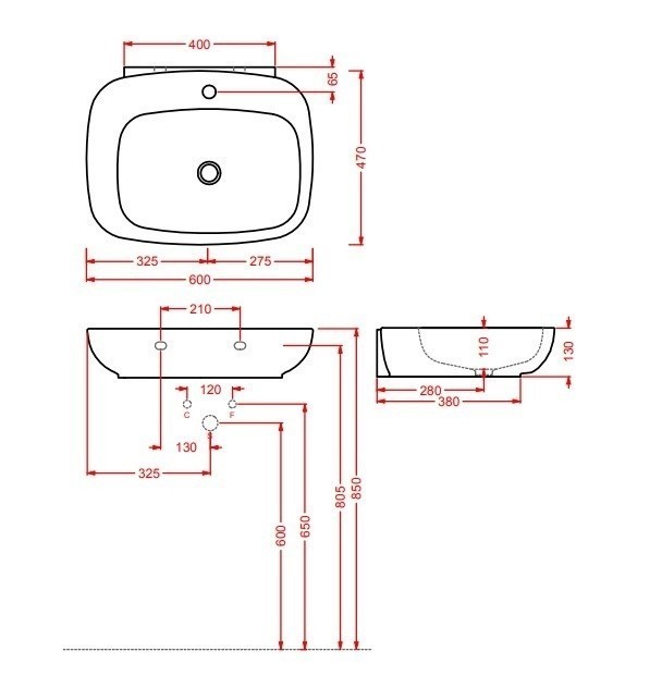ArtCeram раковина для ванной комнаты, dal001 01 00 dial цвет: белый глянцевый