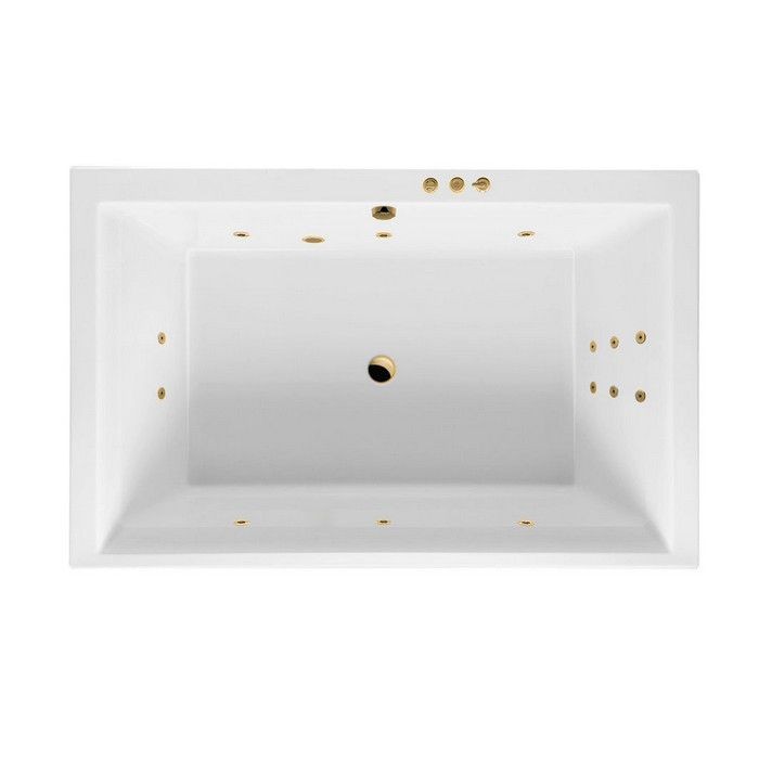 Встраиваемая ванна lux 190x120 smart, Excellent Crown, золото арт. WAEX.CRO19.SMART.GL