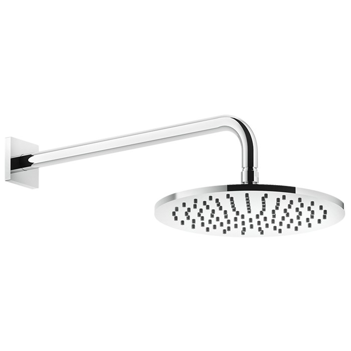 Gessi Душевая головка шарнирная для настенного крепления на 1/2” d250мм, Rilievo, 59148#031 цвет: хром