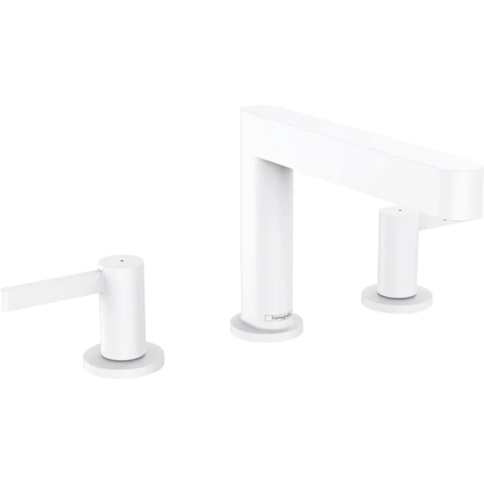 Hansgrohe смеситель для раковины с донным клапаном, Finoris, белый арт. 76033700