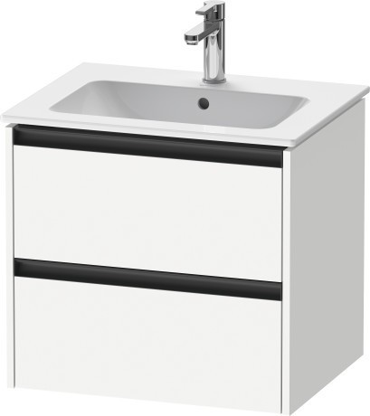 Duravit тумба подвесная под раковину 480 мм х 610 мм х 550 мм, ketho.2, k25262018180000 цвет: gres pietra grey opaco