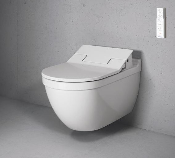 Duravit унитаз подвесной с вертикальным смывом, для крышки - биде sensowash, c покрытием wondergliss, starck 3, 22265900001 цвет: белый