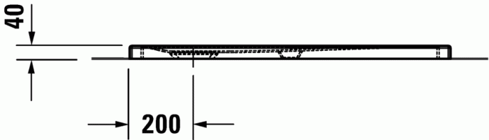 Duravit сверхплоский душевой поддон 1000 мм х 900 мм, без антислипа, tempano, 720195000000000 цвет: белый