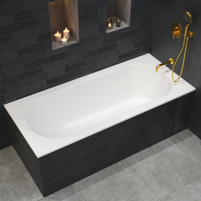 Пристенная ванна 175x80, Whitecross Gin, белый мат арт. 0217.175080.200