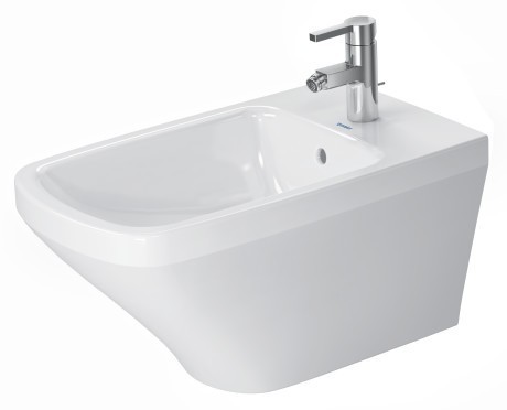 Duravit подвесное биде с переливом, с креплением, durastyle, 22861500001 цвет: белый