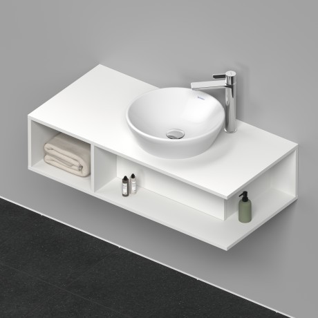 Duravit тумба подвесная под раковину справа 1000 мм х 480 мм, d-neo, de493901818 цвет: gres pietra grey opaco
