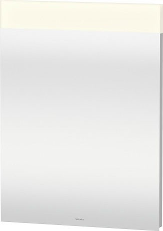 Duravit зеркало с подсветкой, durastyle, ds7467 цвет: белый алюминий
