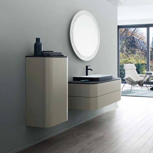 Duravit шкаф-пенал подвесной plus, happy d.2 plus, hp1261r9292 цвет: каменно-серый