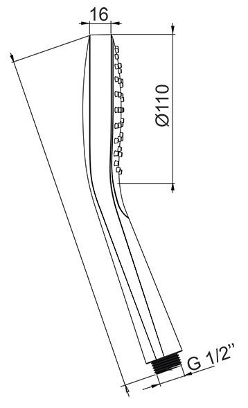 Almar ручной душ hand showers, арт. e082101.hb
