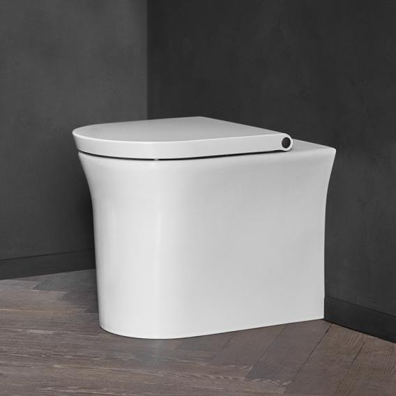 Duravit унитаз напольный приставной 370 мм х 580 мм, с вертикальным смывом, white tulip, 2001092000 цвет: белый