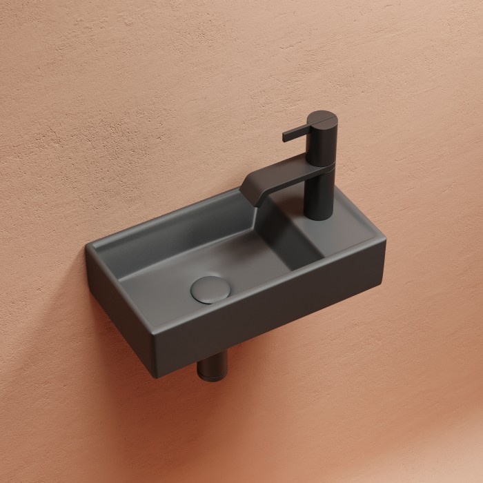 Ceramicanova раковина подвесная element, cn6051lmdh цвет: серый