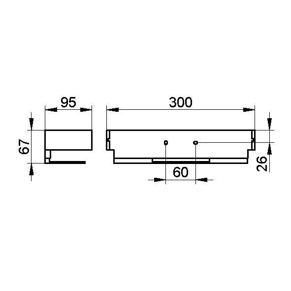 Keuco полка для ванной (корзина), edition 11, хром арт. 11158 010000