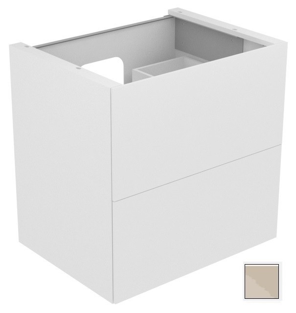 Keuco тумба подвесная под раковину с двумя выдвижными фронтами, edition 11, кашемир арт. 31342 180000