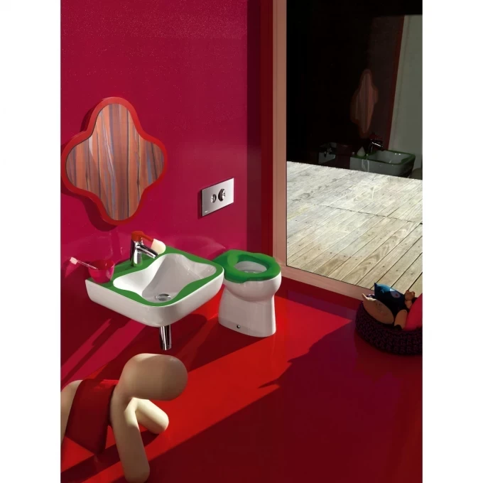 LAUFEN зеркало рамка красная, FLORAKIDS - 4.6160.1.003.469.1