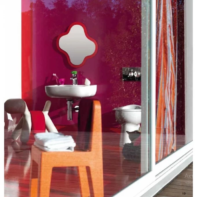 LAUFEN зеркало рамка красная, FLORAKIDS - 4.6160.1.003.469.1