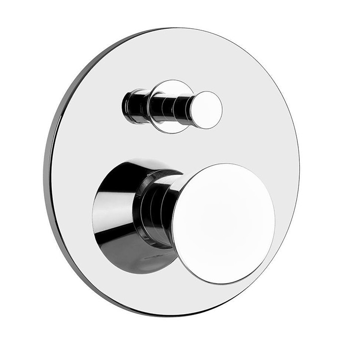 Gessi Встраиваемый однорычажный смеситель на 2 выхода с авт перекл., Cono, 45079#031 цвет: хром